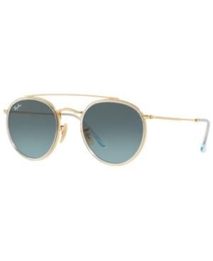 Gold blue 2024 gradient ray ban