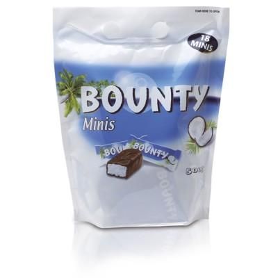 Bounty Minis Pouch, Bounty, Bounty Minis, Coconut, Chocolate, Milk Chocolate,  Candy