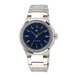 Tommy Hilfiger Analog Business Silver Band Men s Watch Princeton 1791648