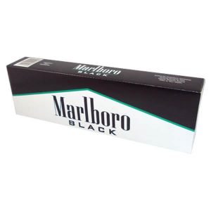 Marlboro Black Gold Pack Cigarettes, 100's, Flip-Top Box